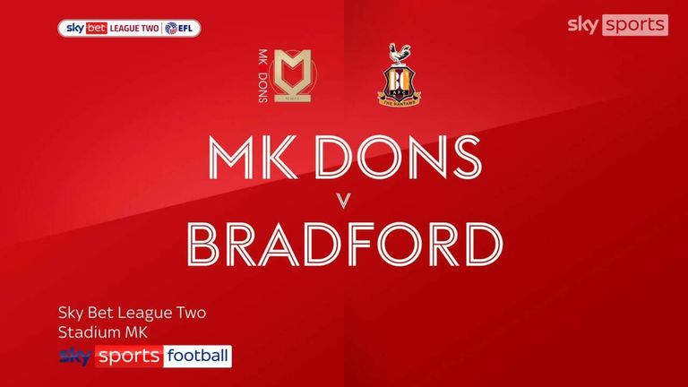 Bradford vs MK Dons