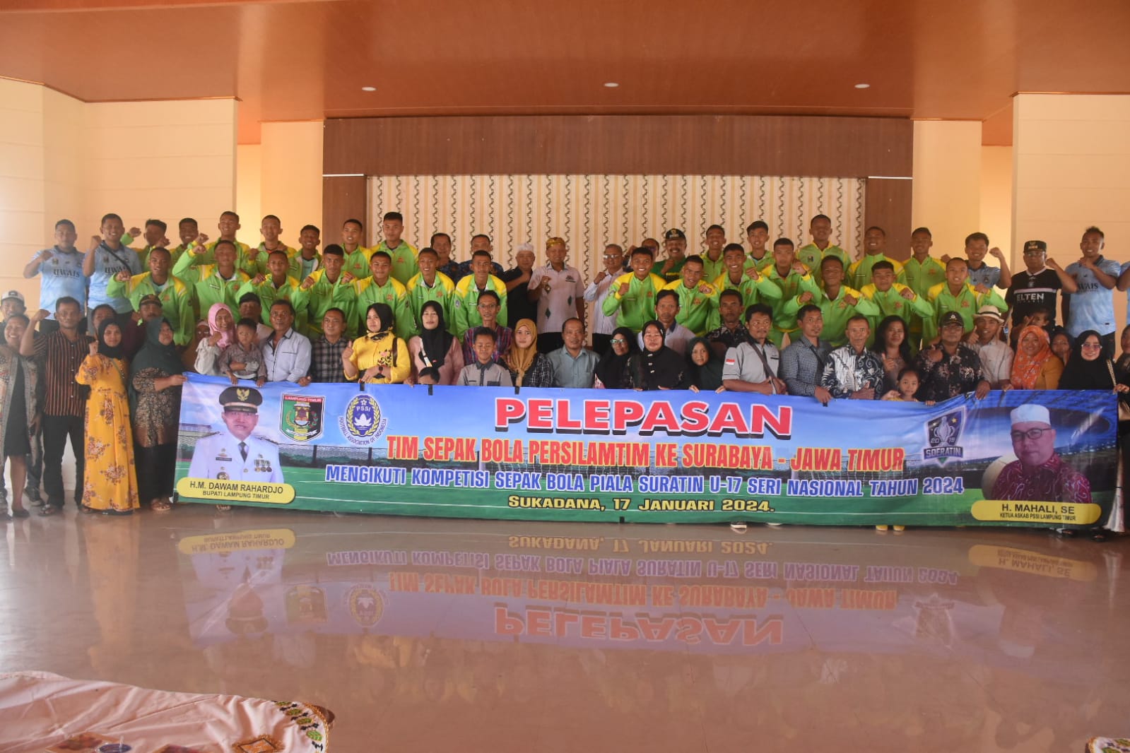 Bupati Lamtim Lepas Tim Persilamtim U-17 Wakil Provinsi Lampung
