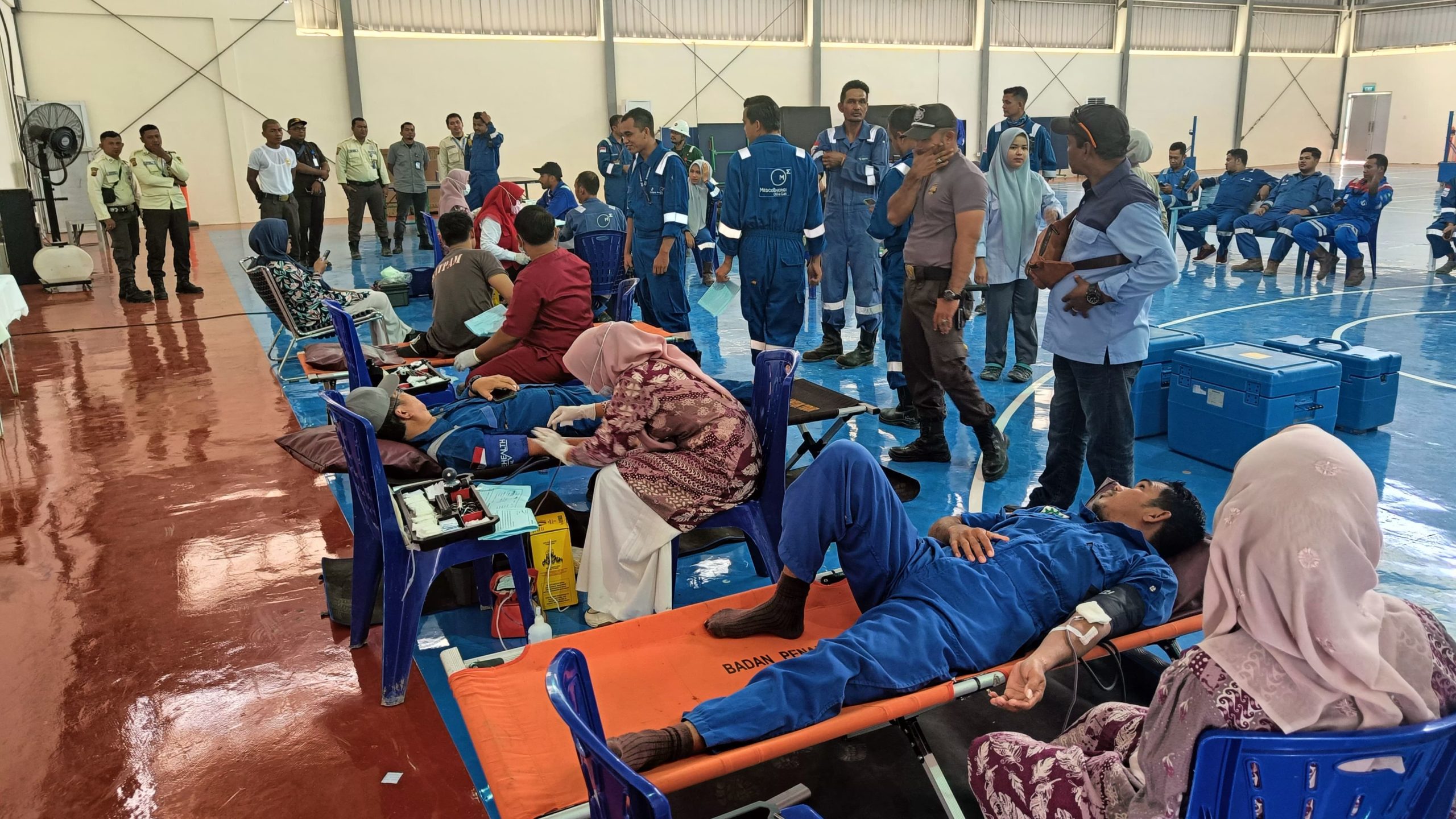 Pekerja Medco E&P Malaka Gelar Donor Darah, Kepala UTD RSUD Zubir Mahmud Beri Apresiasi