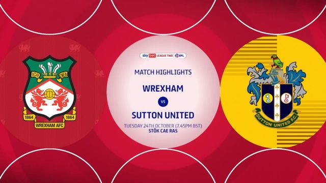 Sutton vs Wrexham