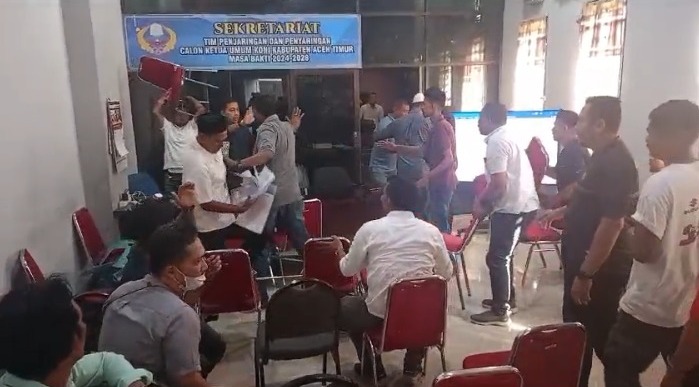 Pelaku Penyerangan Kantor KONI Aceh Timur, Diduga Orang Suruhan