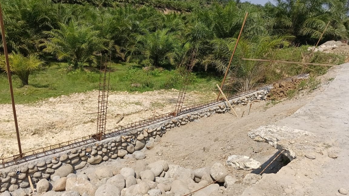 Proyek Parit Bronjong Di Langsa Baro, Terbengkalai
