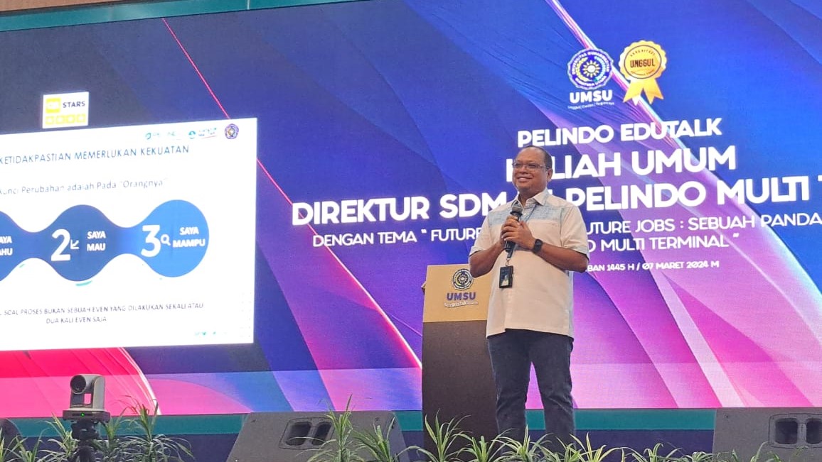 SMPT Kenalkan Pelabuhan di Kampus UMSU SMPT Kenalkan Pelabuhan di Kampus UMSU