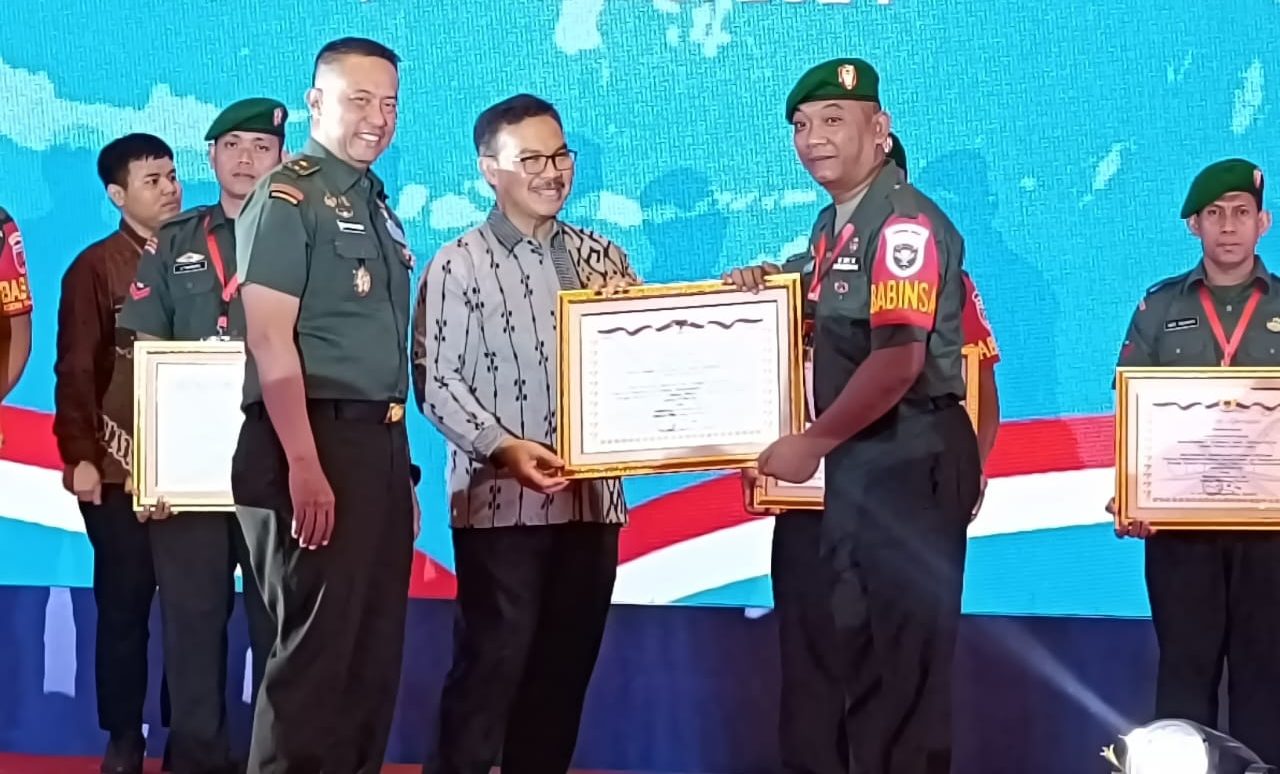 Sertu Eko Purwanto Babinsa Kodim 0104/Aceh Timur, Menerima Penghargaan Bergengsi Tingkat Nasional