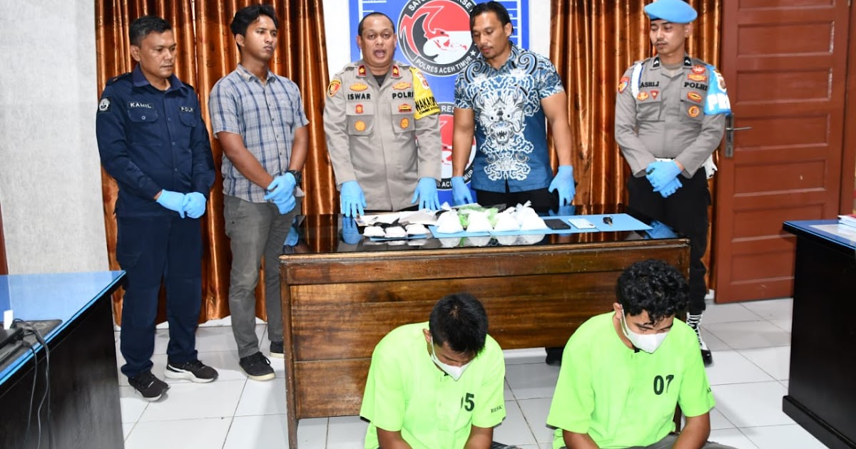 Satresnarkoba Polres Aceh Timur Amankan 1.200 Gram Sabu