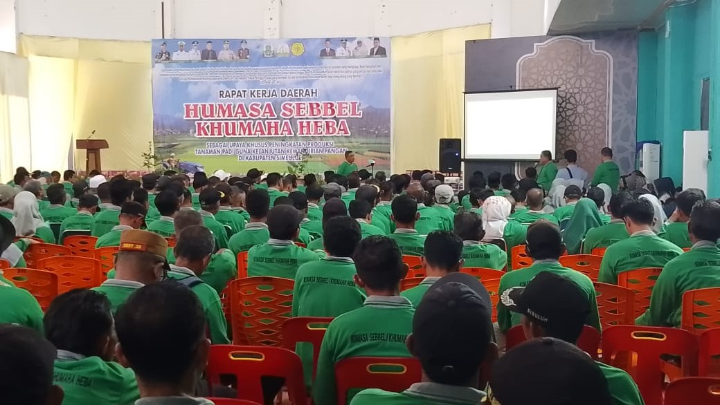 Rakerda, Pj Bupati Simeulue Terima Bantuan Dari Pemerintah Pusat