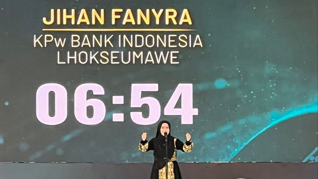 Jihan Fanyra, Raih Juara Satu Dakwah Ekonomi Syariah Fesyar Regional Sumatera 2024