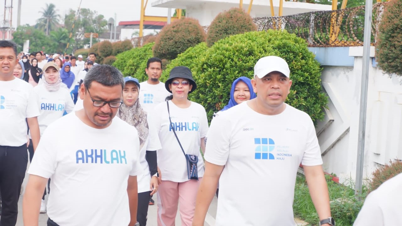 Pelindo Group Wilayah Medan Lakukan Jalan Sehat Bersama
