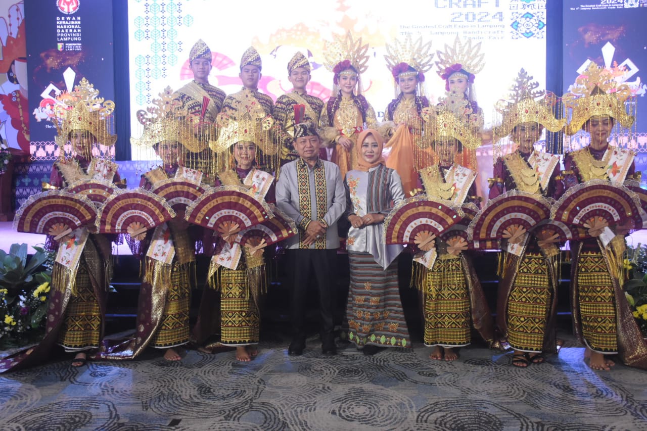 Bupati Dawam Hadiri Pembukaan Lampung Craft 2024