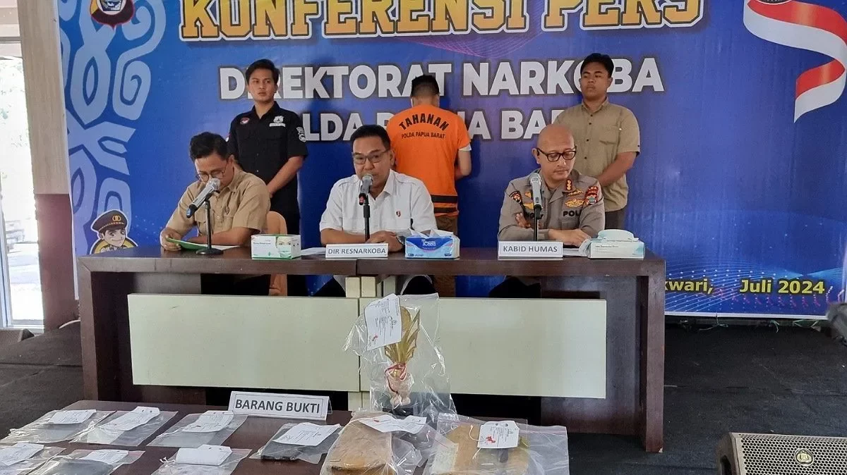 Polda Papua Barat Tetapkan Sekretaris KPU Sorong Selatan Tersangka Kasus Sabu