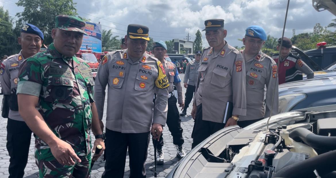 Kapolres Aceh Singkil Pastikan Kendaraan Operasional Dalam Keadaan Baik Dimusim Kemarau