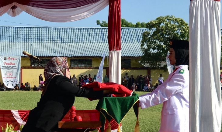 Anggota Bawaslu RI Pimpin Upacara HUT RI Ke-79 RI Di Sebatik