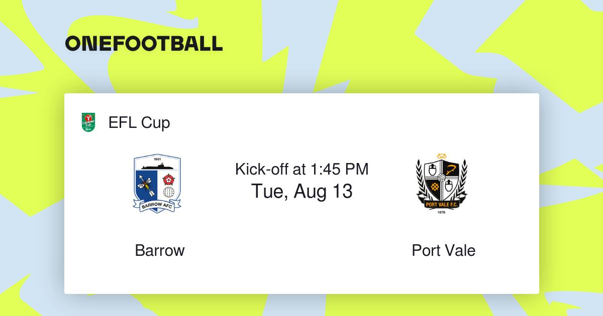 Prediksi Barrow vs Port Vale