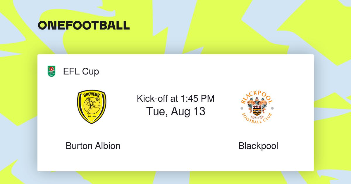 Prediksi Burton Albion vs Blackpool