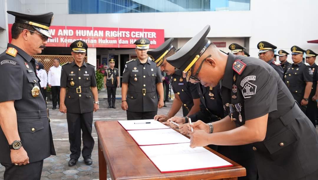 51 Pejabat Manajerial Kemenkumham Aceh Dilantik