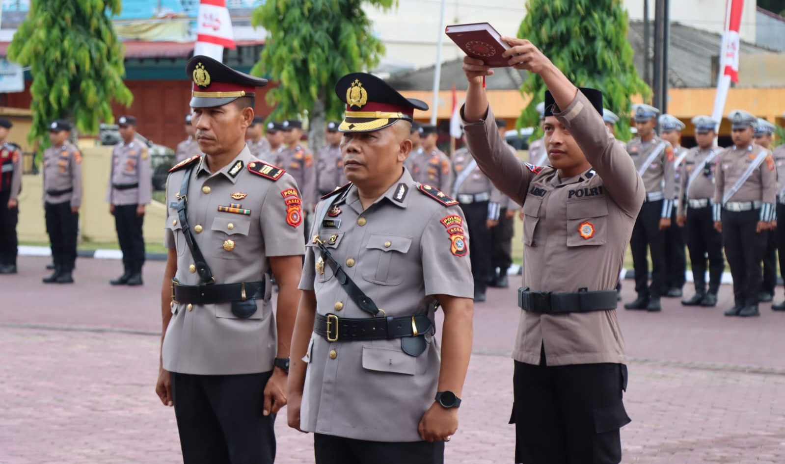 Kapolres Aceh Timur Lantik Kompol Surya Purba Jadi Kabag Ops