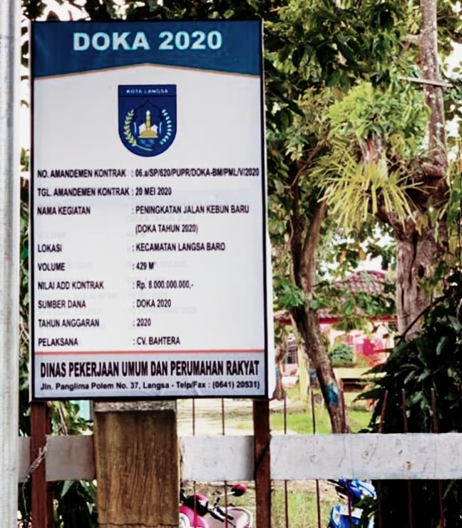 Ketua YARA: Desak Kejagung Dan Kejati Aceh Umumkan Kepada Masyarakat Kasus Dugaan Korupsi Proyek Pengaspalan Jalan Kebun Baru anggaran Rp. 8 Milyar Di Langsa