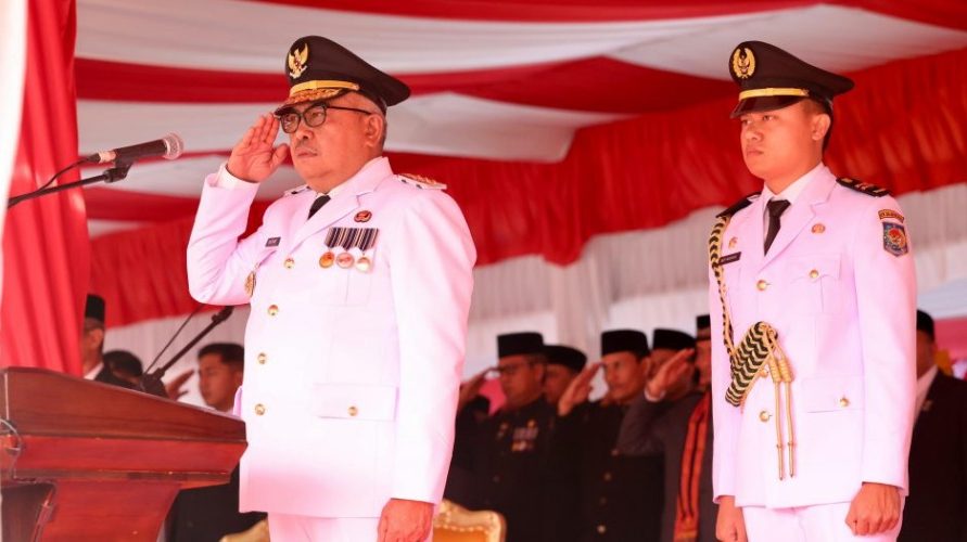 Pj Gubernur Bustami Hamzah Pimpin Upacara HUT RI Ke-79