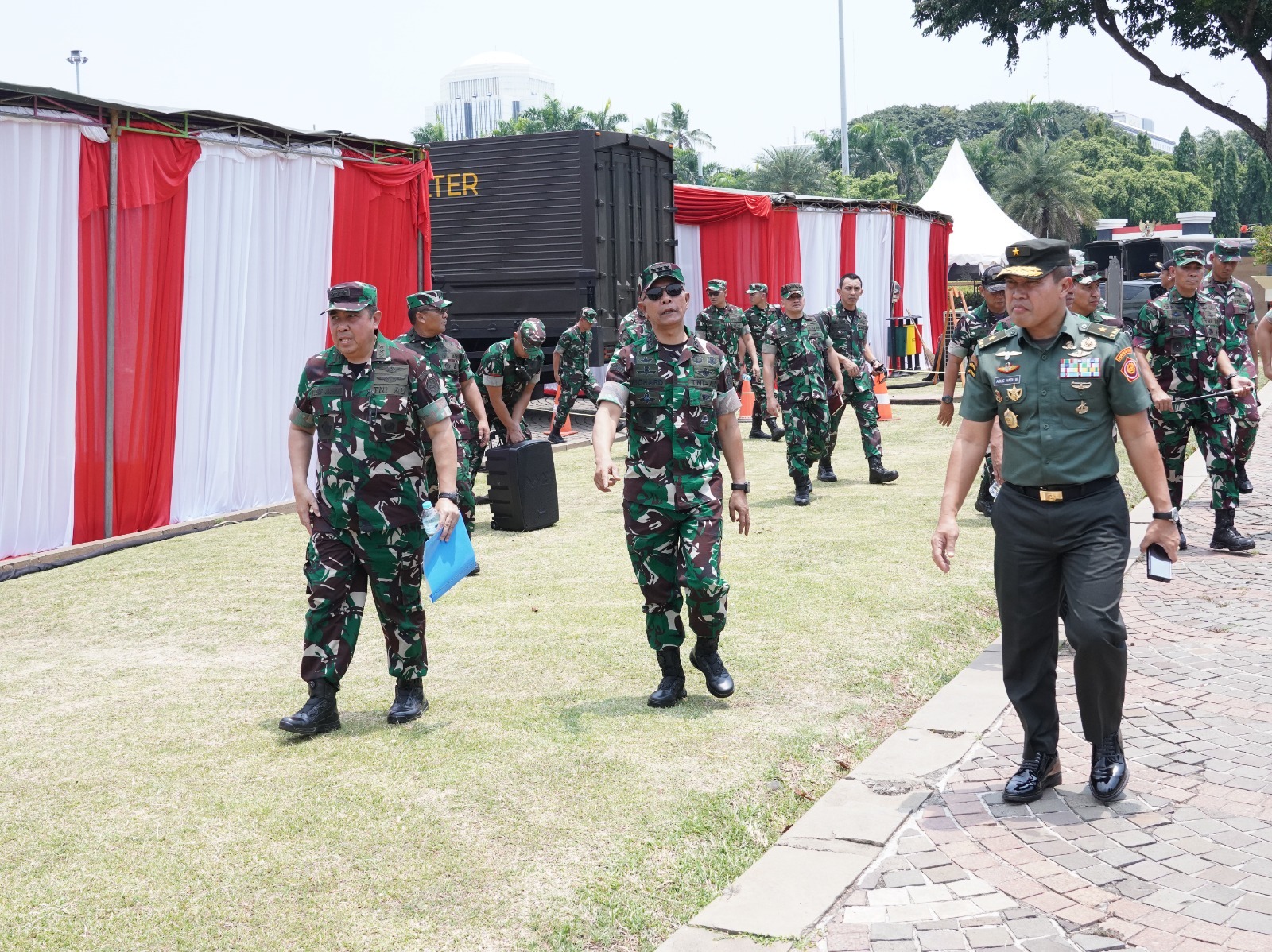 Kasum TNI Tinjau Kesiapan HUT Ke-79 TNI Tahun 2024 Dan Pesta Rakyat Di Monas