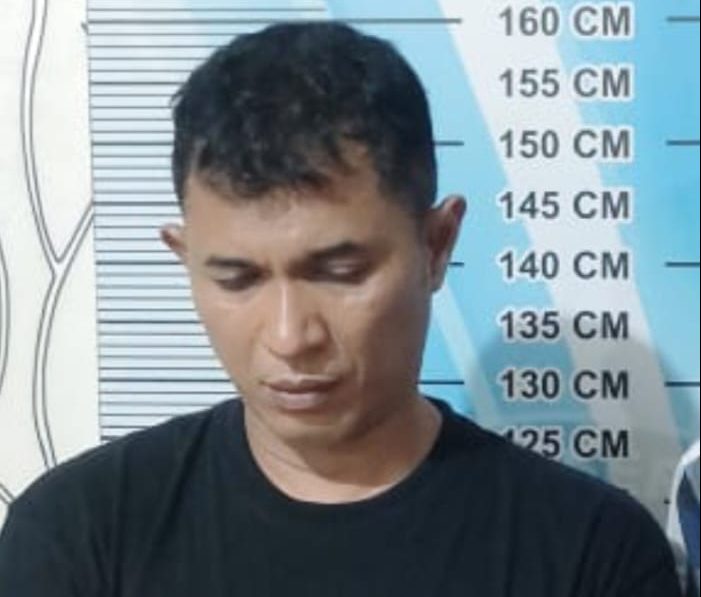 Ini Tampang Faisal Kanit Provost Salah Satu Polsek Di Polres Aceh Timur Yang Bawa Sabu 555,80 Gram