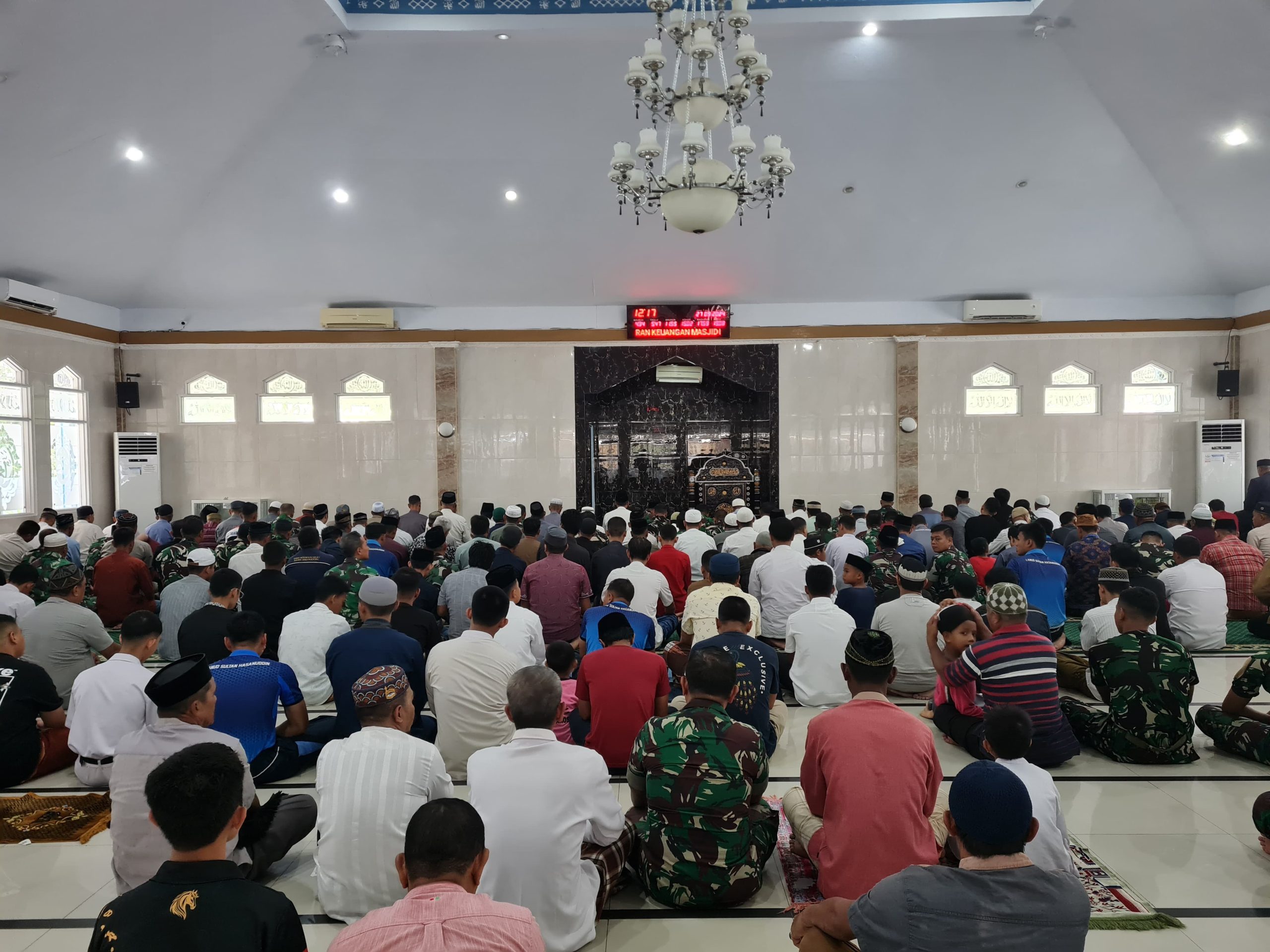 Lanud Sultan Hasanuddin Gelar Doa Bersama Untuk Keselamatan Dan Kesuksesan Demo Udara Pada Peringatan HUT Ke-79 TNI