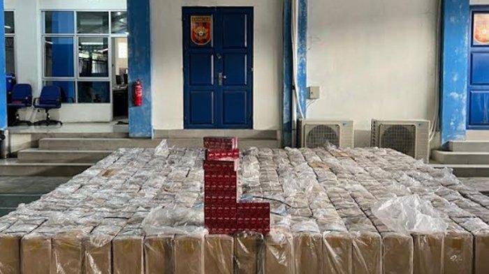 Bea Cukai Langsa Sita 1,6 Juta Batang Rokok Ilegal