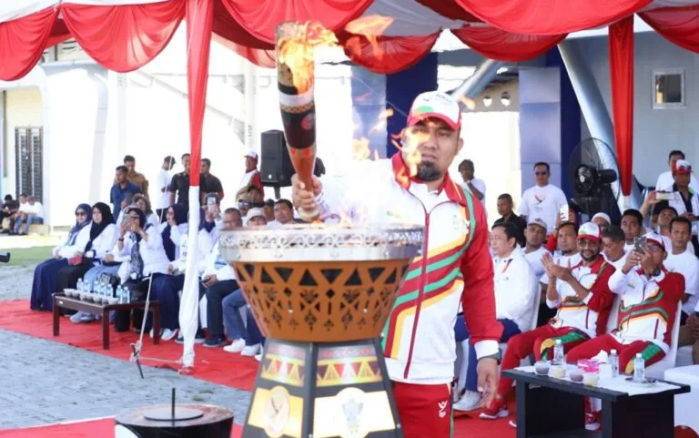 Pj Bupati: Kirab Obor Api PON Jadi Simbol Semangat Sportivitas