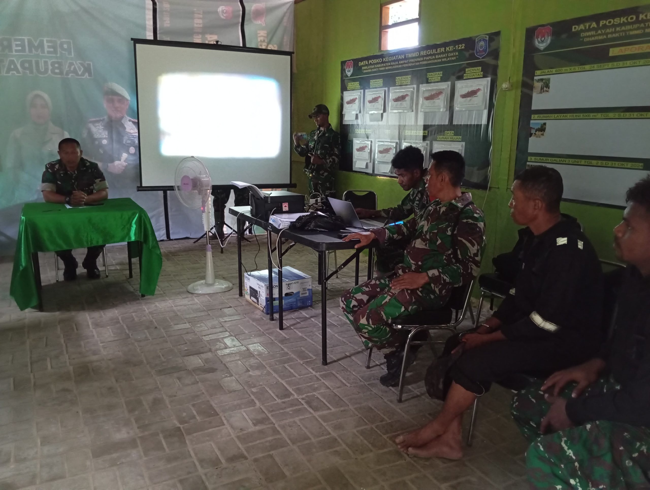Tanggung Jawab Dansatgas, Dandim 1805/Raja Ampat Beri Motivasi Anggota