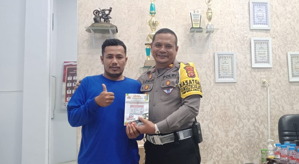 Pertemuan Hangat Ketua PJID-N Aceh Utara Bersama Kasat Lantas Polres Aceh Utara