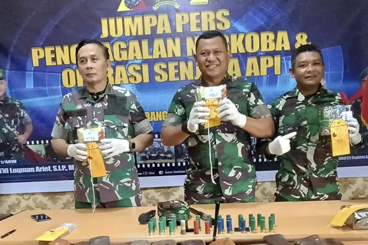 Yonzipur Gagalkan Penyelundupan Empat Kg Sabu Di Perbatasan RI-Malaysia