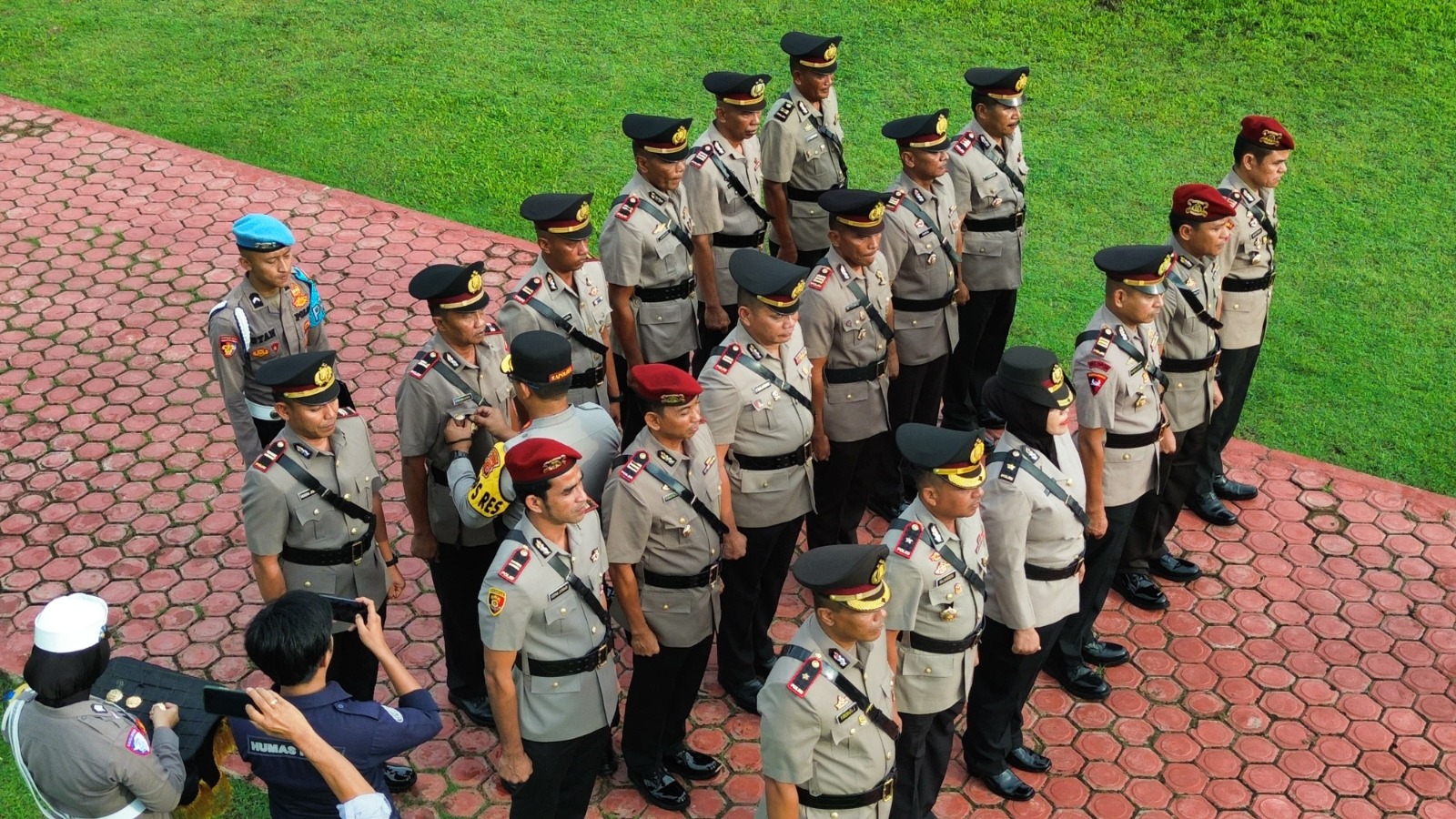 Kapolres Aceh Utara Pimpin Sertijab Dua Kabag, Empat Kasat, Dan Lima Kapolsek Jajaran