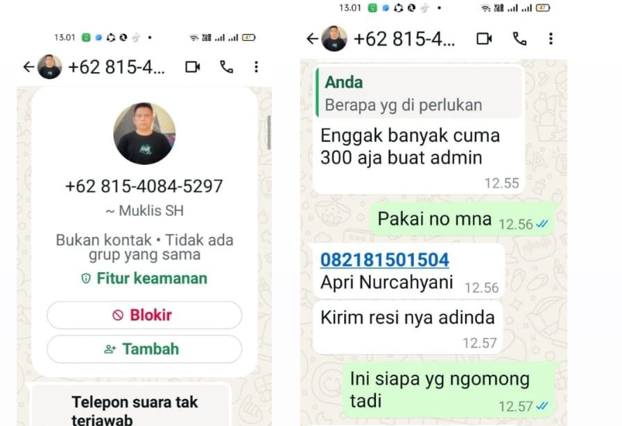 Foto Ketua PWI Lamtim Dipalsukan, Modus Penipuan Via WhatsApp Foto Ketua PWI Lamtim Dipalsukan, Modus Penipuan Via WhatsApp