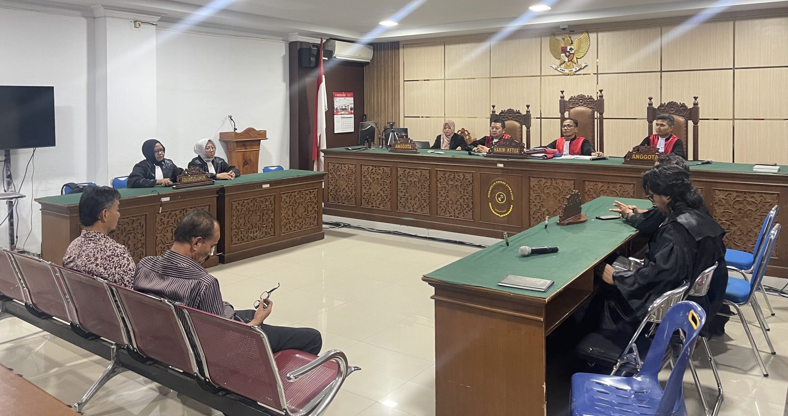 Hakim Tipikor Banda Aceh Vonis Berbeda Tiga Terdakwa Kasus Korupsi BRA, Satu Dinyatakan Lepas