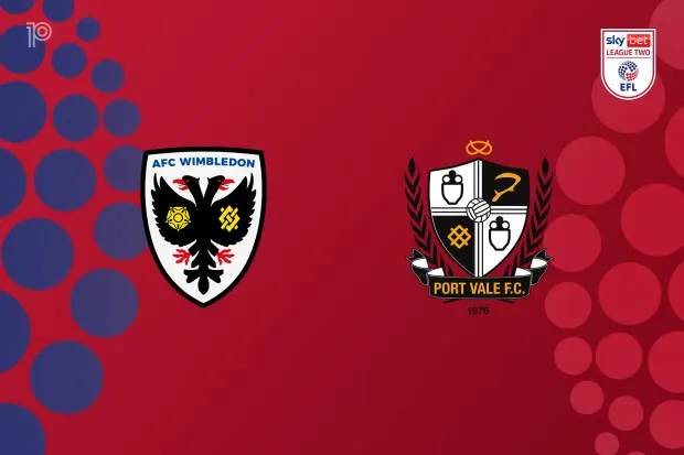 AFC Wimbledon vs Port Vale AFC Wimbledon vs Port Vale