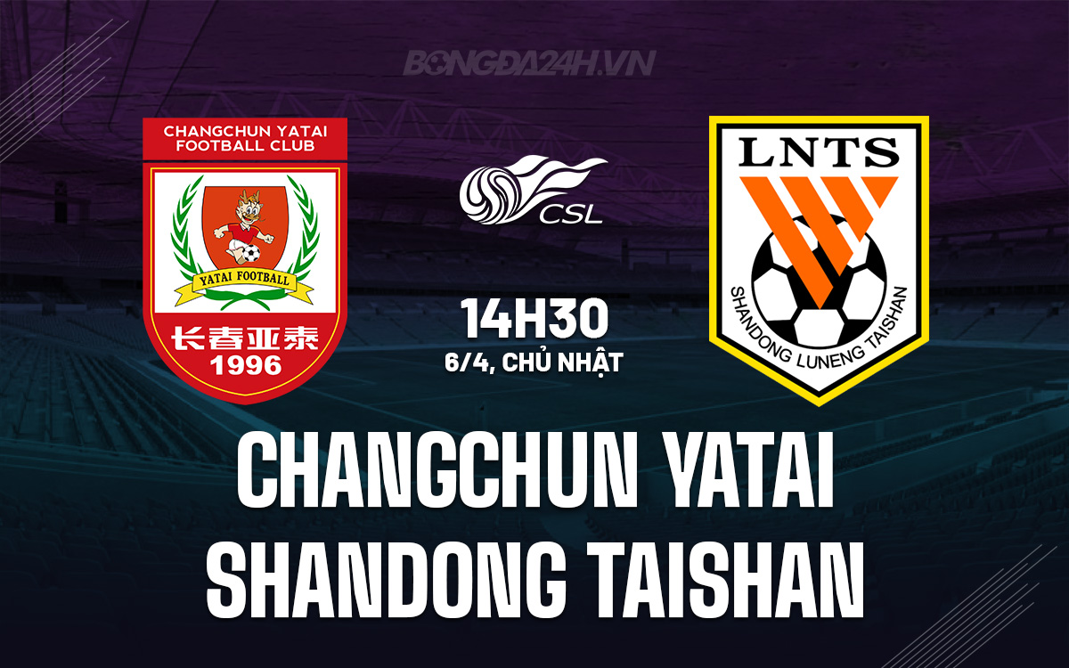 Changchun Yatai vs Shandong Changchun Yatai vs Shandong
