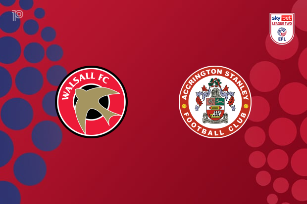 Walsall vs Accrington Walsall vs Accrington