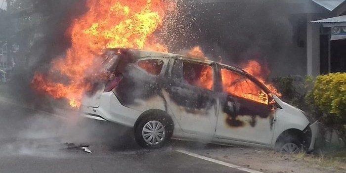 Kesal Tidak Diberi Uang, Pria Di Sumsel Ditangkap Usai Bakar Mobil Ortu