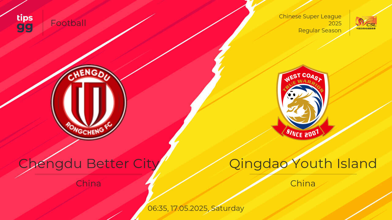 Chengdu Rongcheng vs Qingdao Youth Island Chengdu Rongcheng vs Qingdao Youth Island