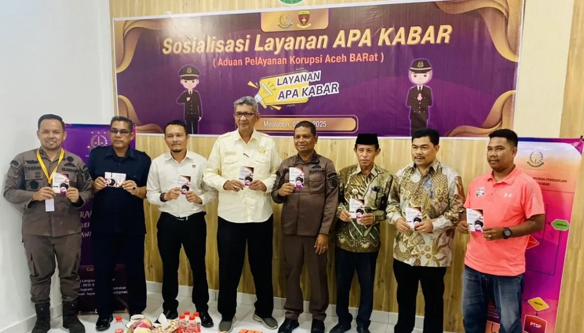 Kejari Aceh Barat Luncurkan Layanan Aduan Korupsi "Apa Kabar"