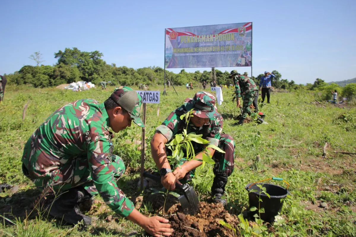 Laksanakan Program RMMD Ke-124, Kodim 0101 Banda Aceh Tanam 250 Pohon Produktif