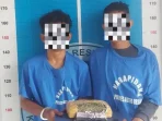 Polres Aceh Besar Tangkap Dua Pria Terduga Transaksi Ganja