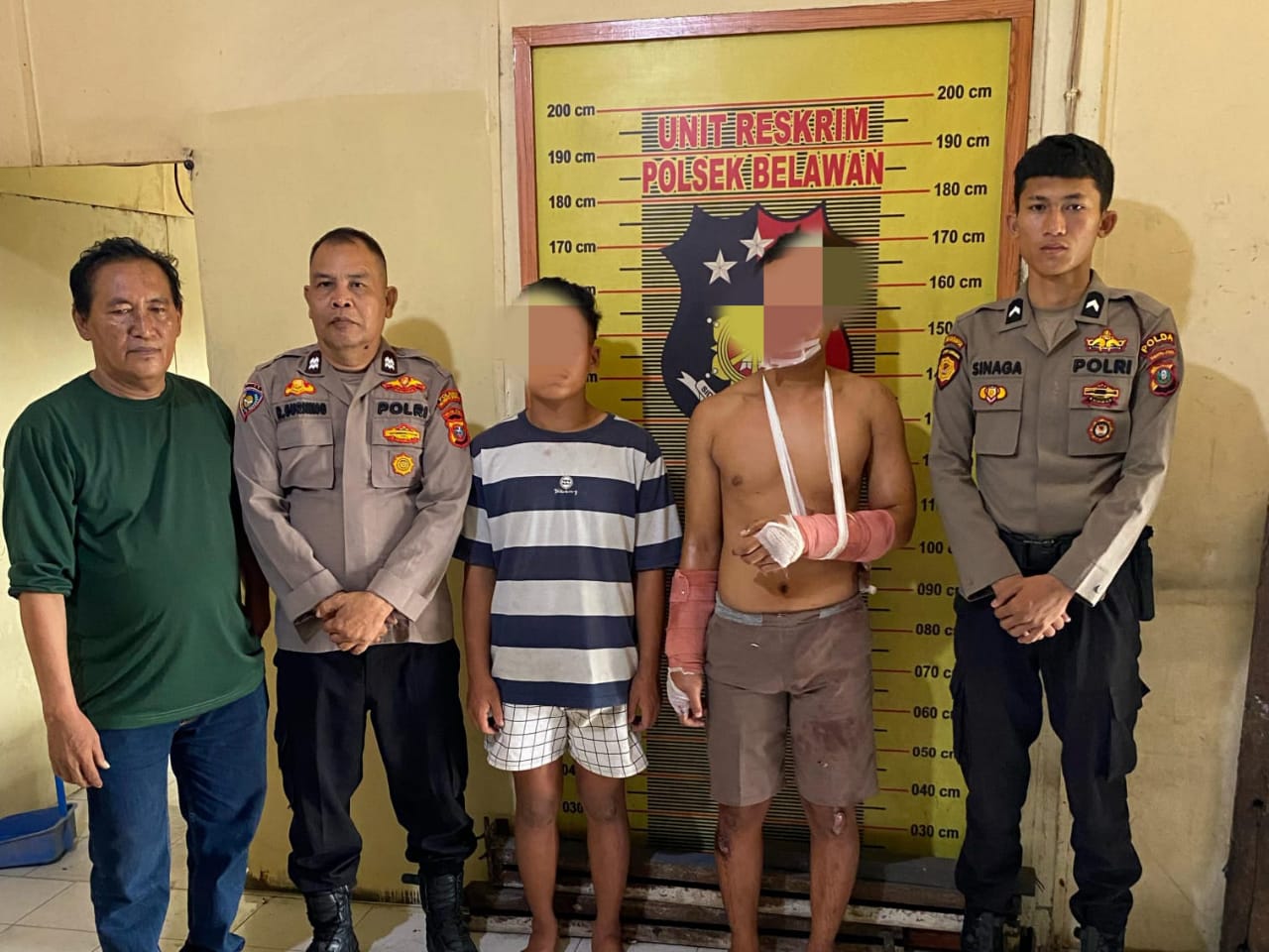 Dua Pemuda Menjambret Di Belawan, Langsung Masuk Hotel Prodeo