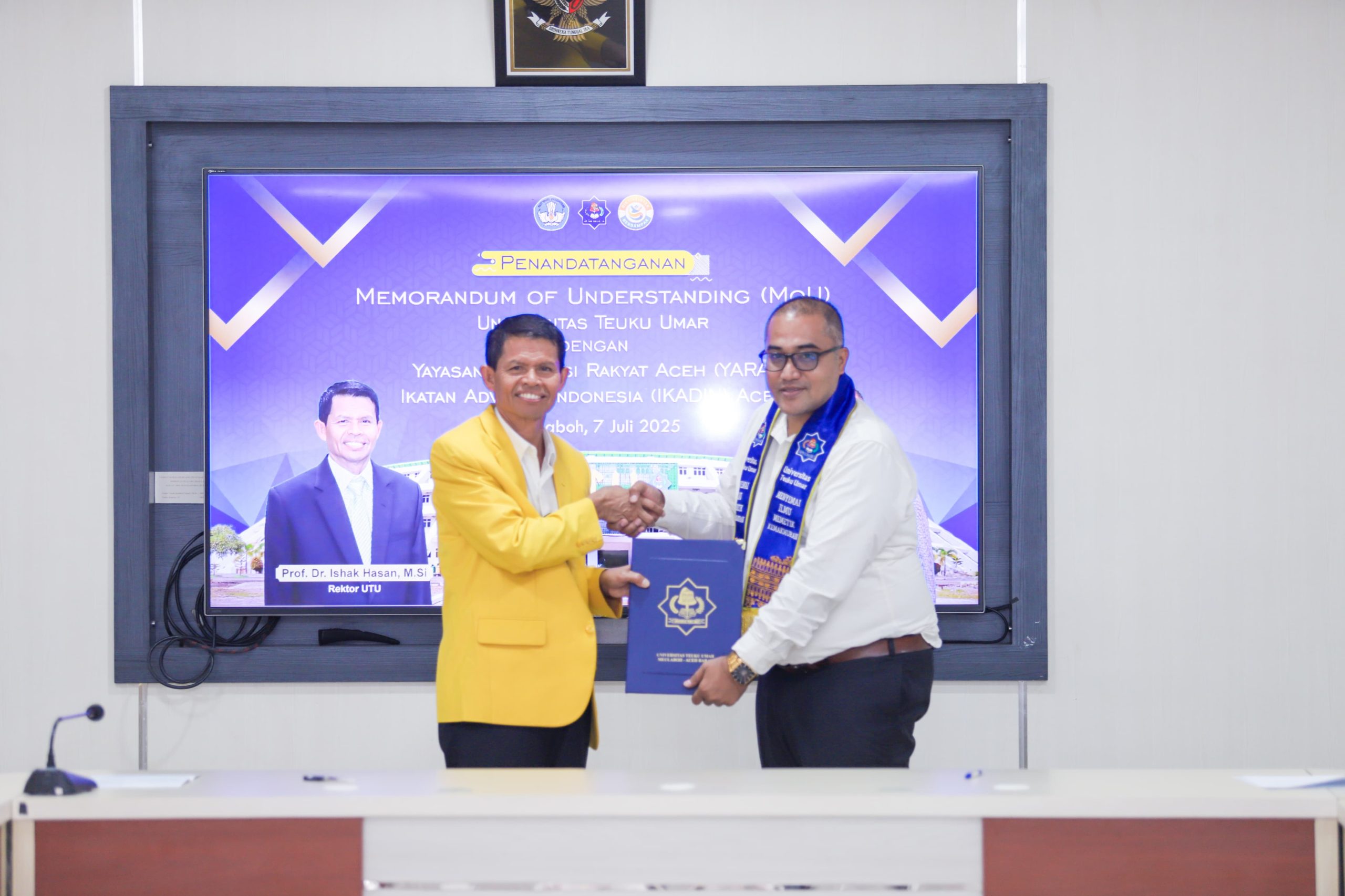 UTU Teken MoU Dengan YARA Dan IKADIN, Tingkatkan Kualitas Pendidikan Bidang Hukum