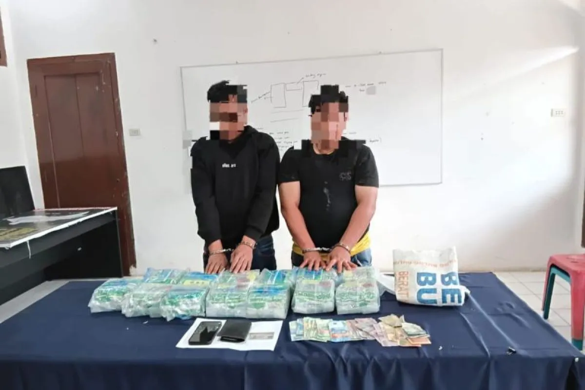 Polisi Ringkus Dua Kurir Sabu Di Labura, 13 Bungkus Narkotika Diamankan
