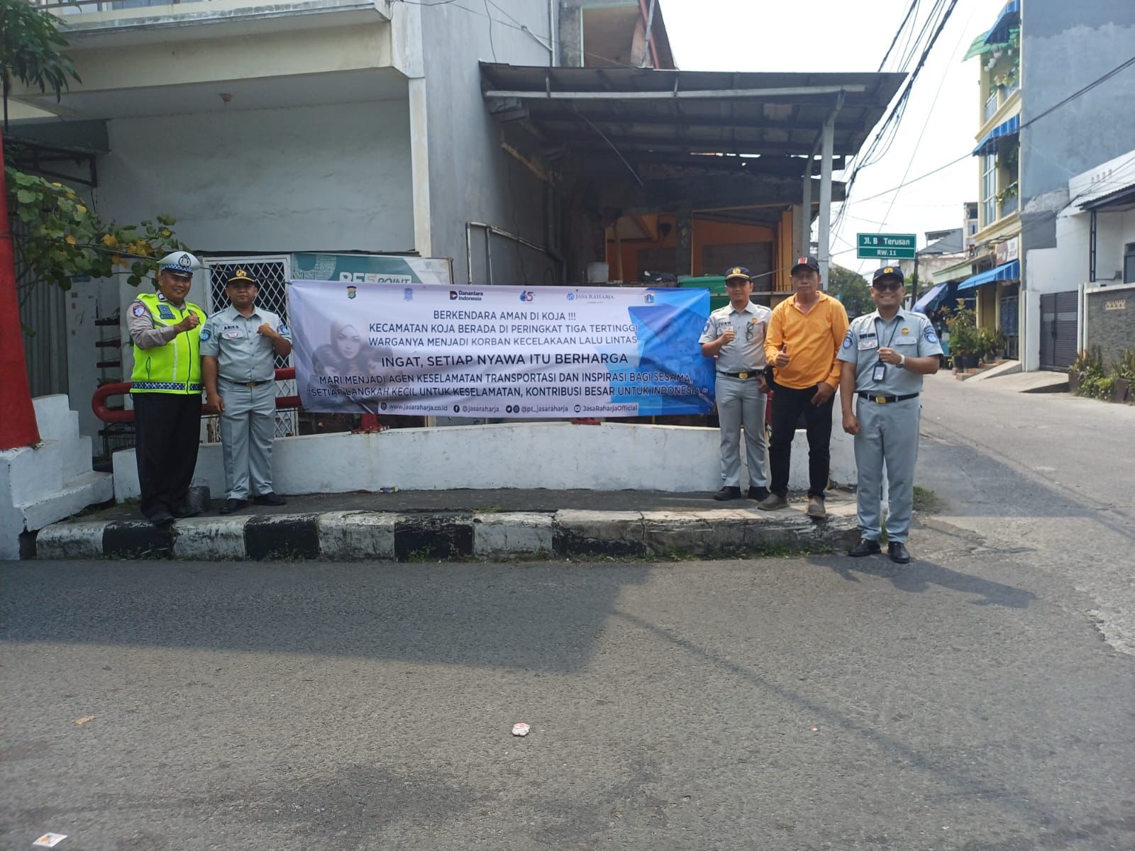 Kegiatan Kampanye Keselamatan Transportasi PT Jasa Raharja Wilayah DKI