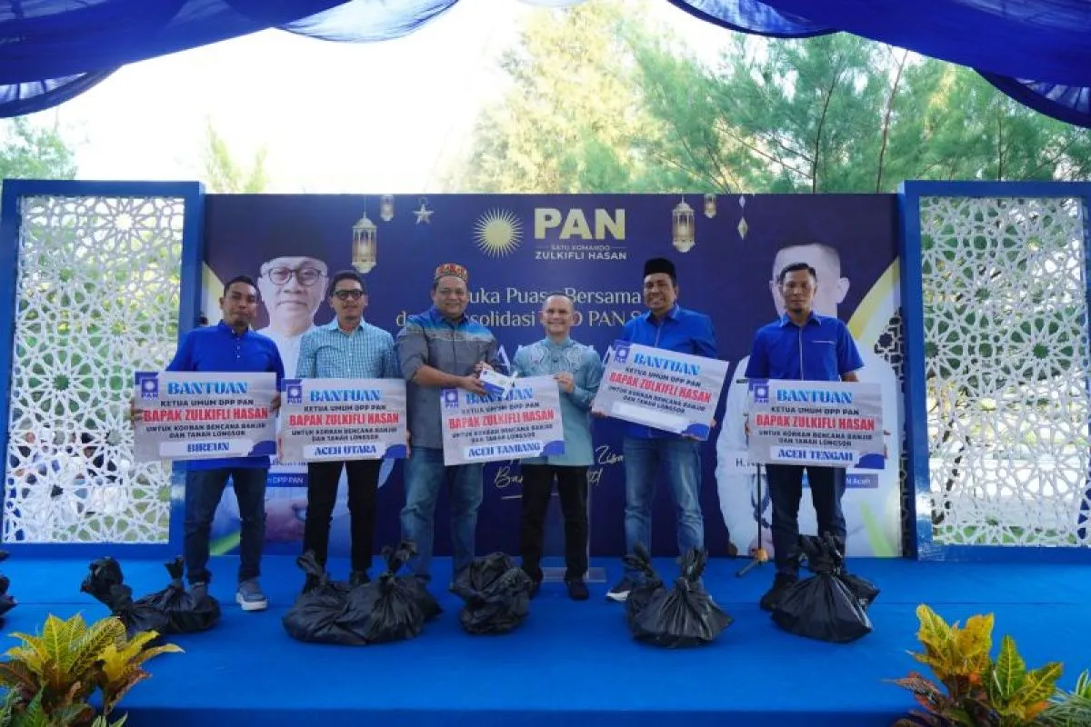 PAN Salurkan Bantuan Kemanusiaan Rp1 miliar untuk Korban Bencana Aceh