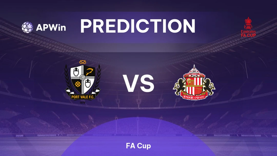 Port Vale vs Sunderland