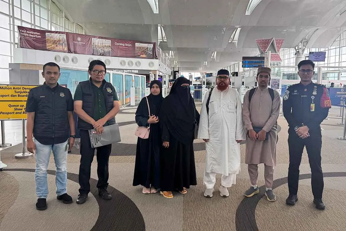 Imigrasi Banda Aceh Deportasi WN Pakistan Sekeluarga