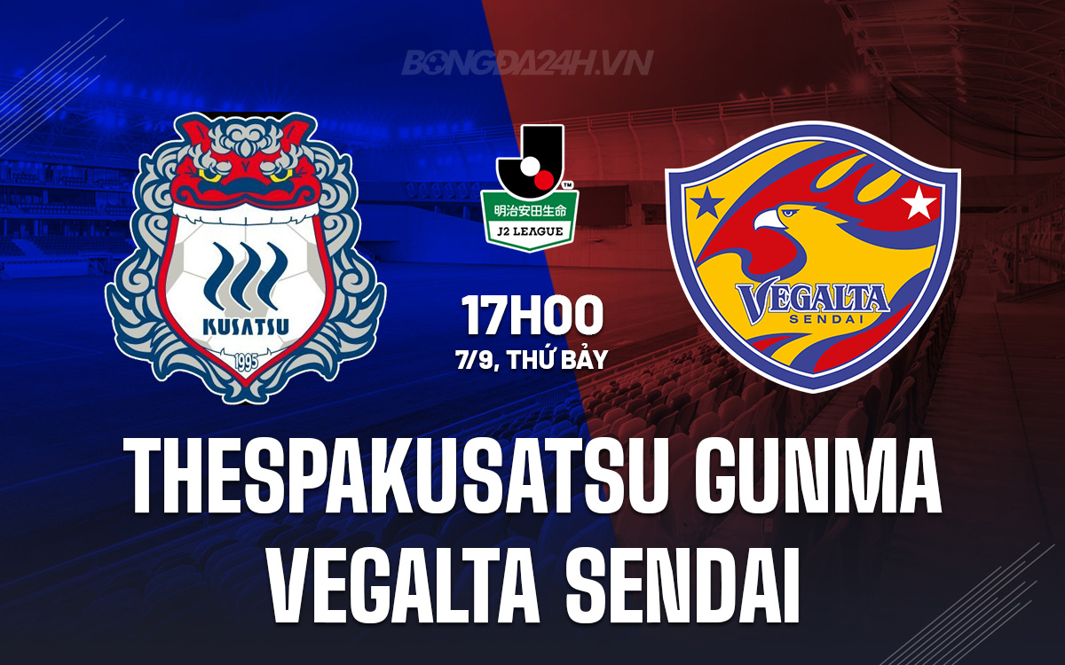 Thespa Kusatsu vs Vegalta Sendai