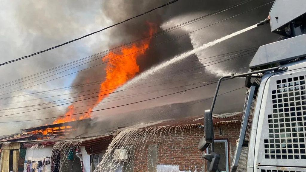 Kebakaran Hebat Landa Kota Lhokseumawe, 77 Rumah Hangus Terbakar